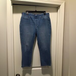 Classic Blue Women's pull on capris